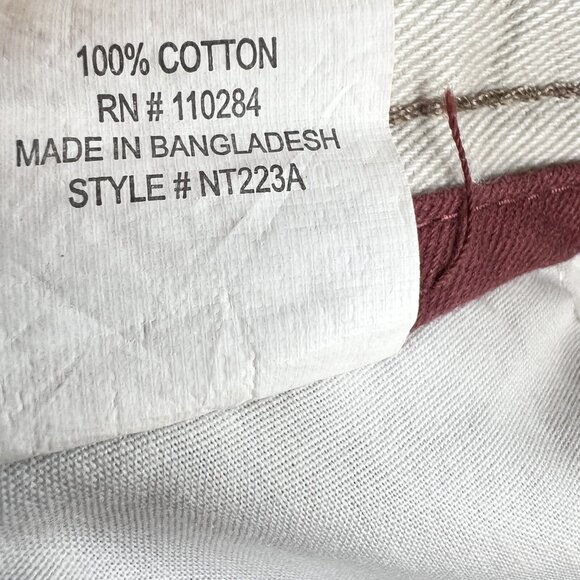 Narragansett Traders Men's Cargo Shorts Size 30 Flat Front Brown Cotton - Picture 6 of 10